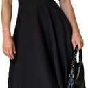 SHINFY Women's Summer Sleeveless Maxi Dresses Square Neck A-line Tank Dress Flowy Beach Vacation Sundress, S