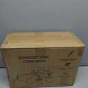 Luxury Gray Down Fiber Comforter King Size - All Season Duvet Insert - Ultra-Soft Hotel Collection Comforters - 59 Oz Fluffy Medium Warmth (Gray, 106x90)