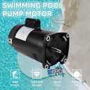 USQ1252 Pool Pump Motor 2.5HP, 3450 RPM, 48Y Frame Square Flange Pool Motor Compatible with A.O. Smith Century