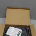 Flexi Hose Lightweight Expandable Garden Hose, 25FT -Retractable Garden Hose, Water Hose - No-Kink Flexibility, 3/4 Inch Solid Brass Fittings and Double Latex Core (Black)