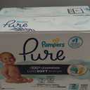 Pampers Pure Protection Baby Diapers, Size 2 (12-18 lbs), 120 Count, Up to 100% Leakproof, Premium Plant-Based Skin Protection, Hypoallergenic Soft Diapers