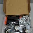 SPACEKEEPER Workbench Casters kit 660 Lbs - Retractable Casters Heavy Duty Bench Caster Wheels Designed for Workbenches Machinery & Tables, 4 Pack