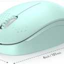 seenda Wireless Mouse for Laptop, 2.4G Noiseless Mouse with USB Receiver - Optical Tracking Portable Computer Mice for Chromebook, PC, Tablet, Windows System, 24 Months Battery Life - Mint Green
