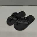 WateLves Toddler Flip Flops Girls Boys Sandals Shoes Kids Slip on Summer Sandals for Bath Shower Beach Pool (Toddler/Little Kid/Big Kid), Size: 8-9 Toddler Black