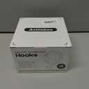 Antimbee 10 Pack Reusable Suction Hooks, Removable Small Suction Cups for Shower, Bathroom, Glass, Door, Windows, Kitchen - Up to 11 lbs on Smooth Surface (Transparent Gray)