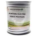 Electric Fence Polytape, 5 Strands of Electrical Conductors Poly Electric Fence Tape, 656 Feet Roll