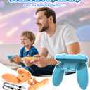 ALAFLY 2-in-1 Grips Compatible with Nintendo Switch 2 Joycons for Fitness Boxing, Anti-Slip Wrist Strap & Wear-Resistant Handle for Switch2 2025