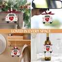 AVERXO Valentines Day Gifts for Couples - Mr & Mrs Three Layer Wooden Valentines Ornaments 2025 for Decorations - Weeding Gifts, Just Married Gift for Women Men Her Him Wife Husband