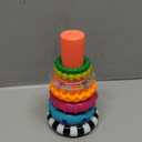 Sassy Stacks of Circles Stacking Ring STEM Learning Toy, Age 6+ Months, Multi, 9 Piece Set