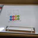 Colorful Dry Erase Calendar Whiteboard for Wall 24x18 Double-Sided Magnetic