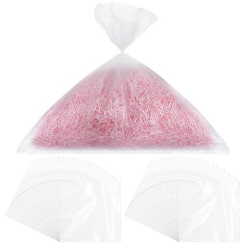 Dinifee 200 Pcs Shredder Bags Bulk, Use for Small Medium Large Shredders,Quality, Strong, Clear, Fits Most Shredders (10 Gallon Size)