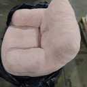 Bean Bag Chair with Filler, Bean Bag Sofa with Tufted Soft Stuffed Filling, Fluffy and Lazy Sofa, Comfy Cozy BeanBag Chairs with Memory Foam for Dorm, Apartment, Living Room (Pink)