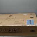 Nathan James Elodia Boho Counter Height Bar Stool with Back, Woven Seagrass Backrest and Solid Wood Frame, Light Brown