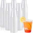 Lilymicky 450 Pack 12 oz Clear Plastic Cups, Cold Disposable Plastic Drinking Cups for Parties, Picnic, BBQ, Travel, and Events