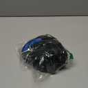 Gaming Headset for PC/PS4/PS5/Xbox One/Switch, Stereo Surround Sound Gaming Headphones with Noise Canceling Flexible Mic, Computer Headset with 3.5mm Jack & RGB Light (Blue)