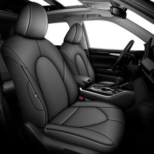 AOMSAZTO Seat Covers for Toyota Highlander 2020-2026 Full Set 3 Row 7 Seats