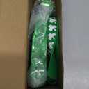 Zeyune 2 Pcs St Patrick's Day Party Costume Green Shamrock Top Hat & Shot Glasses Suspender with Clip Irish Accessories