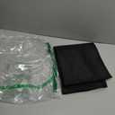 Homing Rectangle Table Cloth Cover, Waterproof Polyester Elastic Fitted Tablecloth, Fits for 6 Foot Folding Tables, Washable Table Protector for Picnic, Camping, Outdoor (Black, 36" x 72")