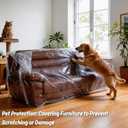 Wowfit Furniture Cover Dust-Proof Moving Bag for Sofa & Boxes Clear, Odorless Plastic 4mil Thick 92W x 42D x 62/41H Inches