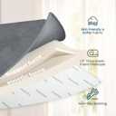 Baby Play Mat for Floor,1.3" Thick Elasti-Foam 50"50" Playpen Mat for Tummy Time,Water Repellent Soft Coral Velvet for Toddler,Infant,Kids,Non-Slip Backing Safe for Crawling(Dark Grey)