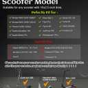 10 x 2.5 Inches Electric Scooter Tire 60/70-6.5 Solid Tire Fit for Ninebot Max G30P G30LP~Gotrax G5 G6~Hiboy Max 3~Hover 1 Alpha~Zero10X~OKAI Neon Pro, 10" Anti-explosion Replacement Wheel