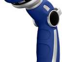 RESTMO Water Hose Nozzle, Metal Garden Hose Sprayer, Heavy Duty | 9 Spray Patterns | High Pressure | Thumb Flow Control, Ideal for Outdoor Lawn & Plant Watering, Car & Pet Washing, Blue
