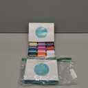 Sewing Thread-24 Spools of Polyester Thread for Sewing Machine for Beginners, Hand Stitching & Quilting-1000 yds Each in 22 Colors+Bonus Black & White (Multicolor)