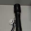 Brightest Flashlight 35000 Lumens, Most Powerful Flashlight with 28000mAh Battery, Super Bright Tactical Flash Light with Adjustable Zoom, USB Outpot, Shoulder Strap for Outdoor, Camping, Emergency