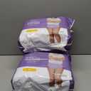 Basics Incontinence Underwear for Women, Protective, Disposable, Postpartum, Maximum Absorbency, Large, Lavender, 54 Count (3 Packs of 18)