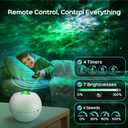 One Fire 360 Lights Galaxy Projector Night Light Projector Star Projector Mothers Day Gifts Teen Girl Gifts for Boys Gift Ideas Women Gifts Birthday Gifts Lava Lamp 15 White Noise+Bluetooth Room Decor