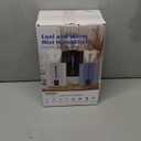 6L Humidifiers for Bedroom Large Room Home, Cool and Warm Humidifier for Plants Mist Top Fill Desk Humidifier Essential Oil Diffuser, Quiet Humidifiers with Adjustable Mist,360Nozzle-Black