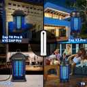 GOOTOP Replacement Bulb for Zap T6 Pro, K15, T9,X3 Bug Zapper, 15W, 4-Pin Base, U-Tube Bulb Twin Tube Bulb