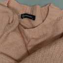 PRETTYGARDEN Women's Oversized Sweater Dress 2025 Fall Long Sleeve Crewneck Chunky Knit Slouchy Winter Pullover Sweaters (Medium, Pink)