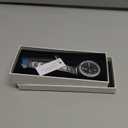 OLEVS Womens Watch Elegant Dress Diamond Analog Quartz Watch Two Tone Stainless Steel Waterproof Luminous Wristwatch (9945 Sliver Band/Black Face)