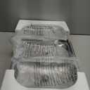 Elite Gourmet EWM-6171 Triple 3 x 2.5 Qt. Trays, Buffet Server, Food Warmer Temperature Control, Clear Slotted Lids, Perfect for Parties, Entertaining & Holidays, 7.5 Qt Total, Stainless Steel