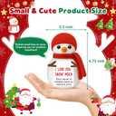 2 x I Love You Snowman Gifts for Him Her,Romatic for Husband Wife Boyfriend Girfriend,Funny Handmade Crochet Christmas Snowman Ornaments Decorations Stocking Stuffer for Wedding Anniversary