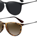 Retro sunglasses womens 2024 trendy round classic glasses