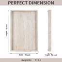 Natural Travertine Rectangular Decorative Tray 15"x10" – Stone Serving Tray
