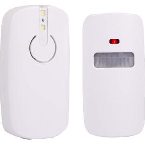 Power Gear Motion-Sensing Driveway Alarm, Battery Operated, Flashing LED Light, Wireless, Easy to Install, Home Protection, Indoor or Outdoor Security, Up to 25ft. Detection Range, 36014-S1