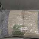 Cream Black Out Curtains 96 inch Long for Living Room Grommet Chenille Bedroom Velvet Blackout Drapes Block Out Noise Reducing Rustic Textured Farmhouse Room Darkening Curtains Natural Colored (52"W x 96"L (Pack of 2))