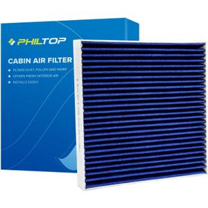 PHILTOP Cabin Air Filter, Replacement for CF11182 Integra, MDX, RDX, TLX, Civic, CR-V, CR-Z, Fit, HR-V, Insight, Odyssey, Premium Cabin Filter with Activated Carbon Filter PHILTOP Cabin Air Filter, Replacement for CF11182 Integra, MDX, RDX, TLX, Civic, CR-V, CR-Z, Fit, HR-V, Insight, Odyssey, Premium Cabin Filter with Activated Carbon Filter