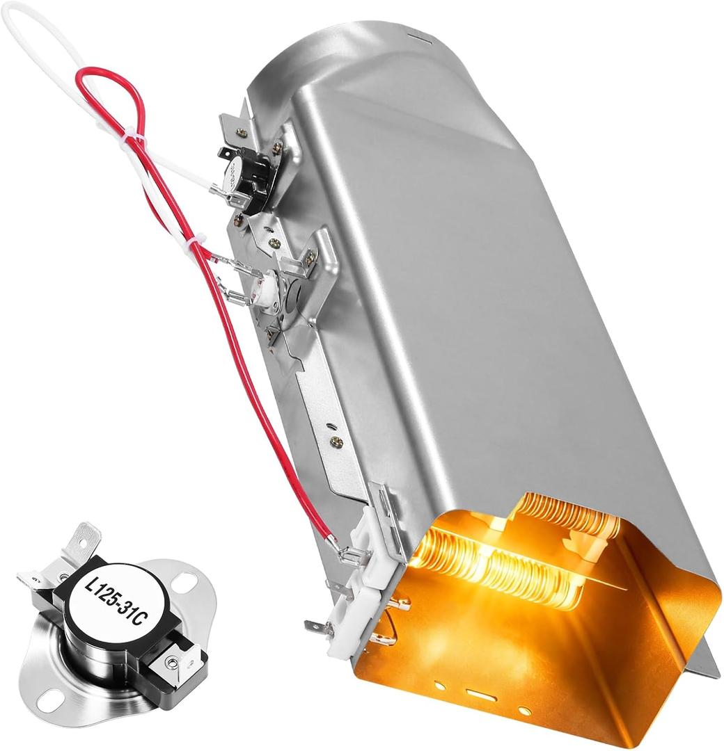 Dryer Heating Element Kit for LG DLE2516W DLE4970W DLE7100W DLE7300VE DLE1310W DLEX3470V DLEX8000V DLE5977W DLE1501W DLE6100W DLE1101W DLE7300WE DLE5955W DLEX3700V DLEY1201V DLE1501W Dryers