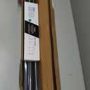 BlastHome Non-Adjustable Luxury Curtain Rods for Windows, 1  Rod Set, 10 foot Fixed Length (Three Rods Connect for a Seamless Look), Brushed Dark Brown