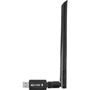 Realtek RTL8812BU USB Wireless Adapter 1300 Mbps with 5 dBi Antenna Dual Band AC1300 WiFi Dongle IEEE 802.11 a b g n ac for Laptop Desktop USB 3.0 Network Adapter Support Windows 10 Mac