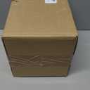 Jucoan Clear Acrylic File Holder, 3 Sections Vertical Desktop Organizer, 9 x 6.5 x 6.5 Inch Office File Sorter Stand Rack for Documents Letter Book