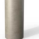 Kante Accent Round Column Weathered Concrete Planter 23.6" Tall, Outdoor
Rubber Plug for Indoor, Drainage for Garden, All-Weather Cement Flower Pot, Handcrafted, Anti-Frost & UV, Modern Home Decor