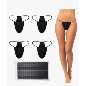 16 Pcs Disposable Thong Panties Women's Spa T Thong Soft Breathable Disposable Tanning Underwear