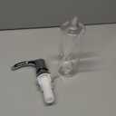 Soap Dispenser for Kitchen Sink, Push-Type Built in Soap Dispensers Pump with PE Bottle for Lotion Hand Dish Liquid Soap Detergent (Brushed Nickel)