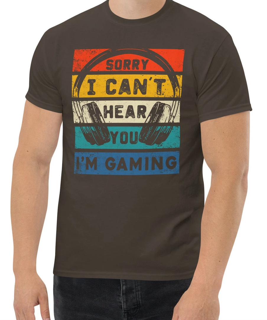 Funny Gamer Shirt for Teens Boys Men Video Gaming T-Shirt , Size M