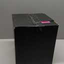 Matte White Round Compact Trash Can Mini, 2 Gallons / 7.5L Garbage Bin, Tiny Wastebasket for Bathrooms, Office, Under Desk, Bedroom, Laundry Room, Kitchen, Kids Room, and Dorm